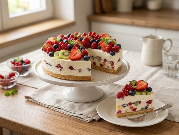 Torta sa jogurtom i voćem