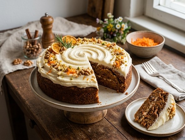 Šargarepa torta (Carrot cake)