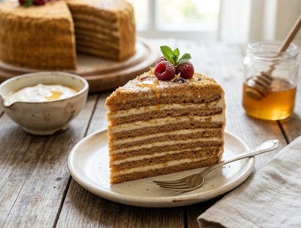 Torta sa medom (Medovik)