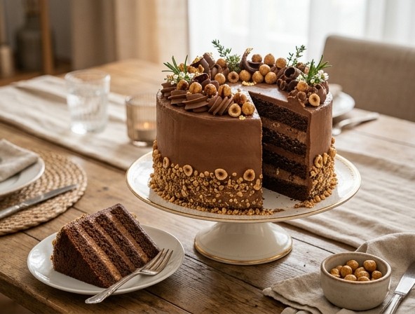 Svečana torta sa lešnicima