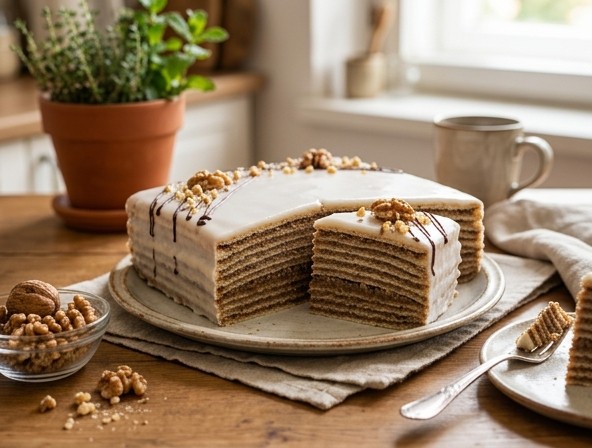 Rozen torta sa orasima